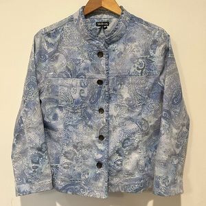Silver Krossing, L, blue, button up jacket